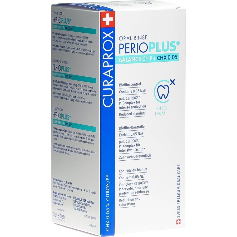 Curaprox Perio Plus Balans CHX 0,05% 200 ml