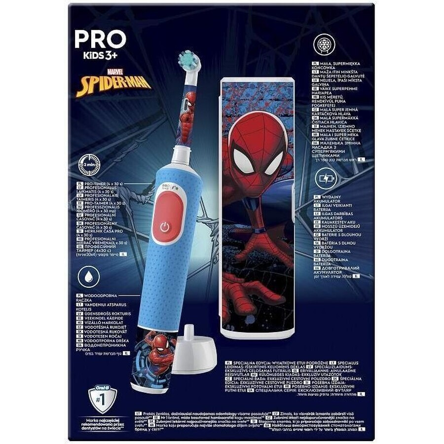 Periuță de dinți electrică Oral-B Pro Kids Spiderman