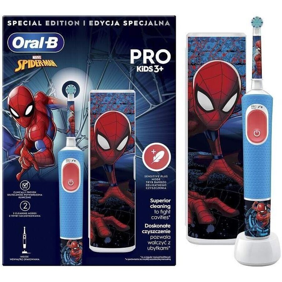 Periuță de dinți electrică Oral-B Pro Kids Spiderman