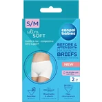 Canpol baby's Zwangerschaps- en postpartumslip 2in1 S/M 2 stuks