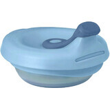 B. box Refillable refillable bag for baby food - blue