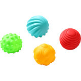 BabyOno Set sensorische ballen 4 stuks