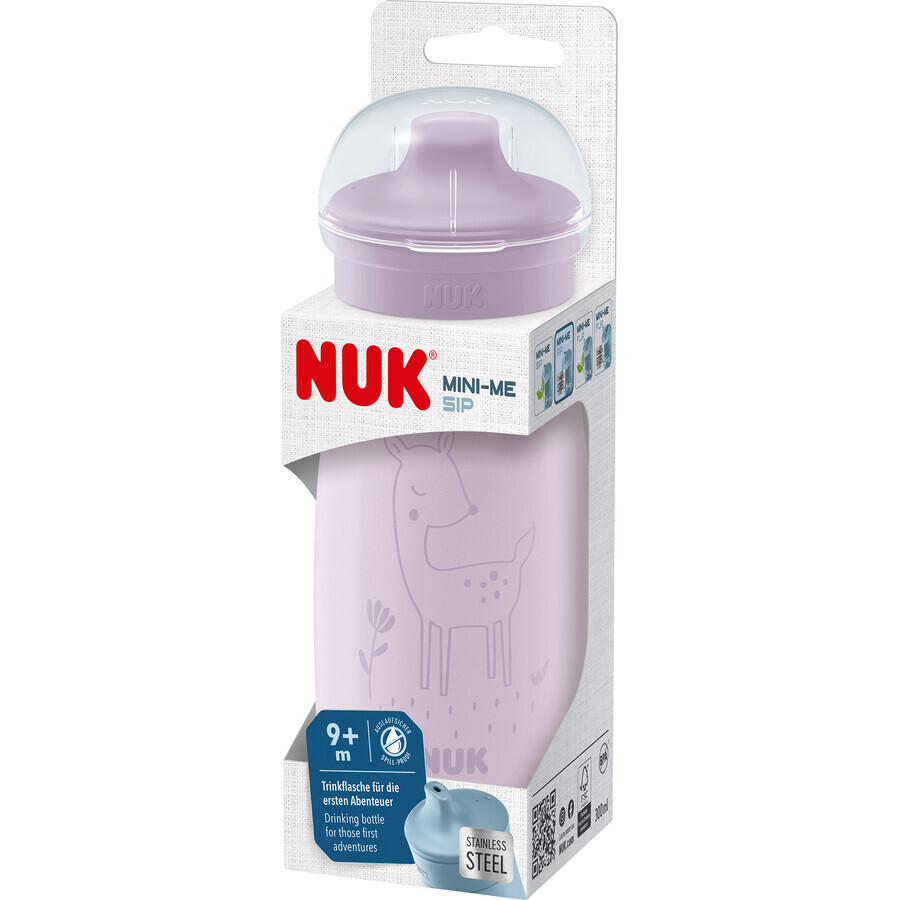 Nuk Plastic Mini-Me SIP fles paars 300 ml