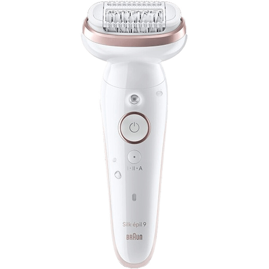 Braun Silk-épil 9, Epilator 9-000, alb/roz