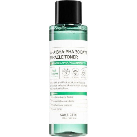 Some by me AHA BHA PHA 30 dagen wondertoner, reinigende toner 150 ml