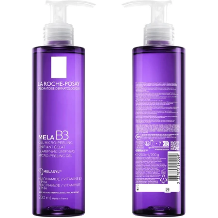 La Roche-Posay Mela B3 illuminating and unifying micropeeling gel 200 ml