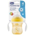 Chicco Transition leerbeker met handvatten, geel, 4m+ 200 ml