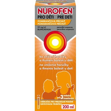 Nurofen for children orange flavored 200 ml