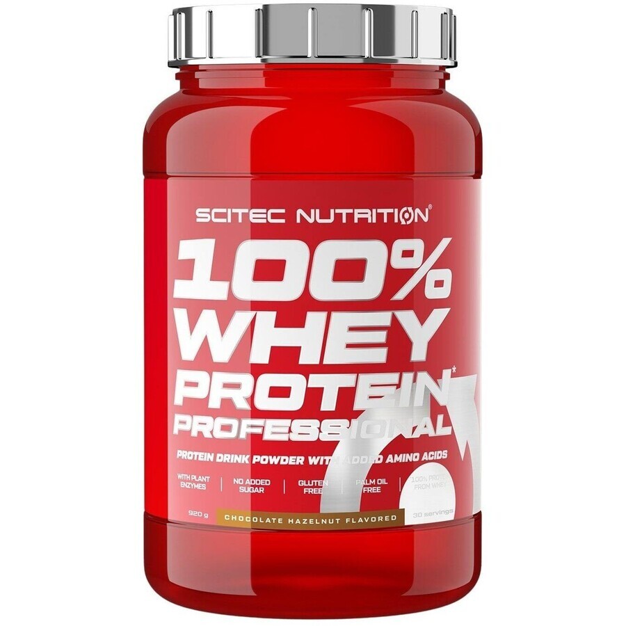 Scitec Nutrition 100% Whey Protein Professional Chocolate / Hazelnut 920 g