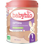 Babybio Infant lapte organic pentru copii Optima 1 800 g