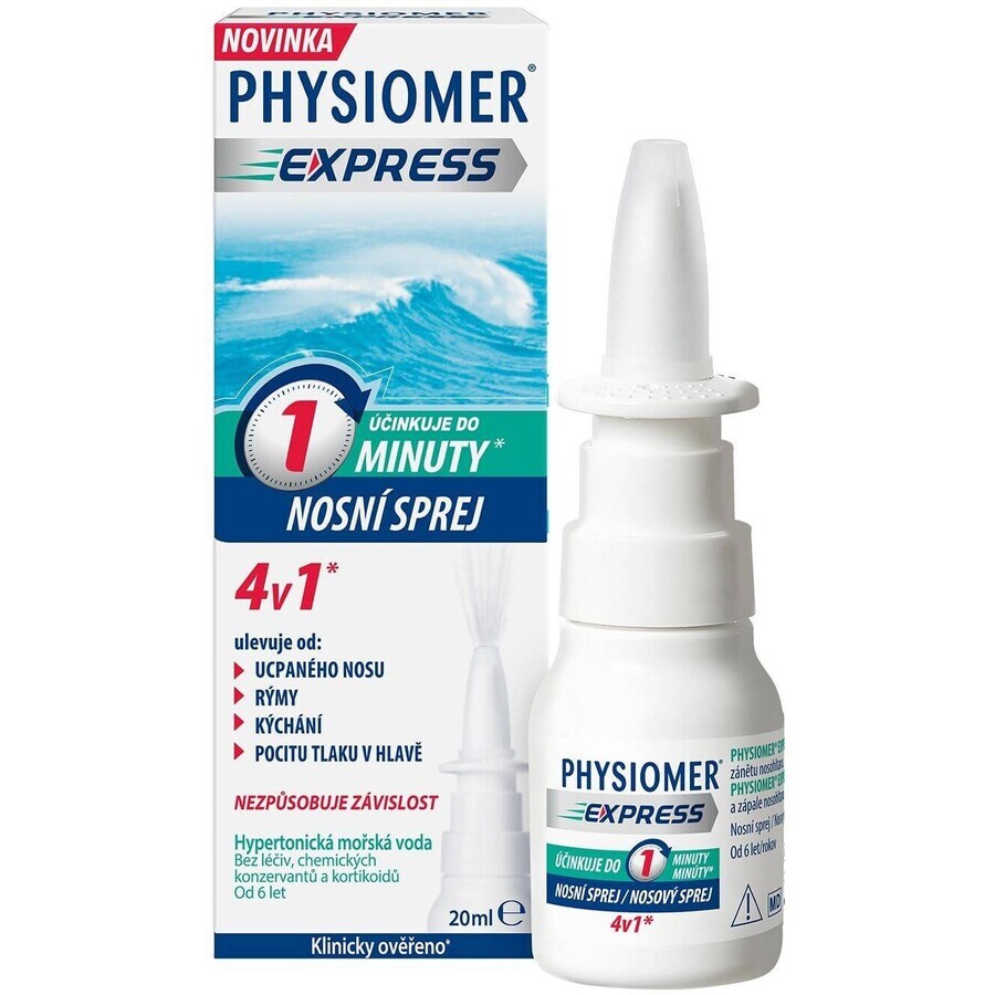 Physiomer Express hypertonische neusspray 20 ml