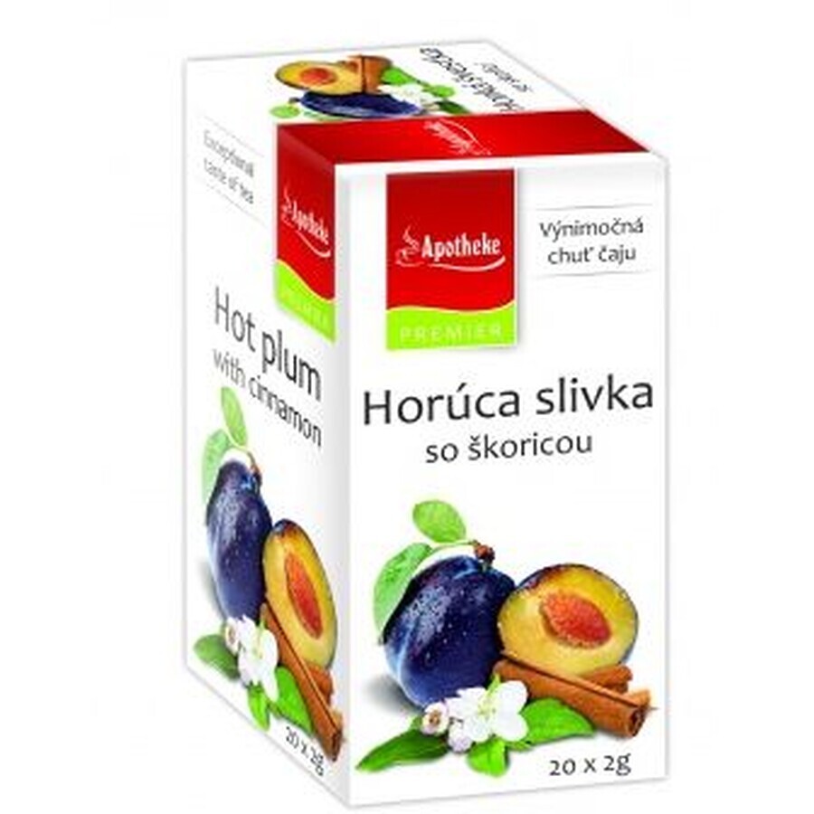 Apotheke Premium Selection Tea Hot Plum with Cinnamon 20 x 2 g