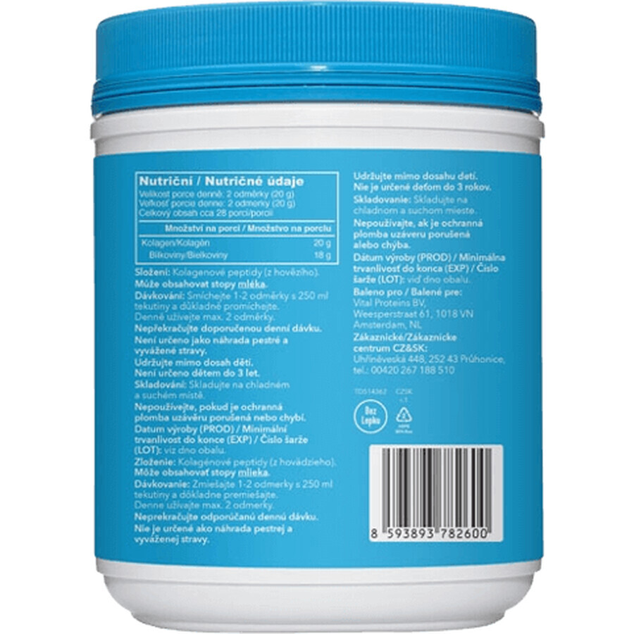 Peptide de colagen Vital Proteins 567 g