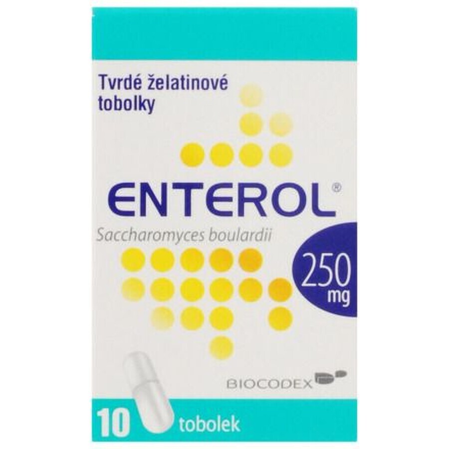 Enterol for diarrhea 10 capsules