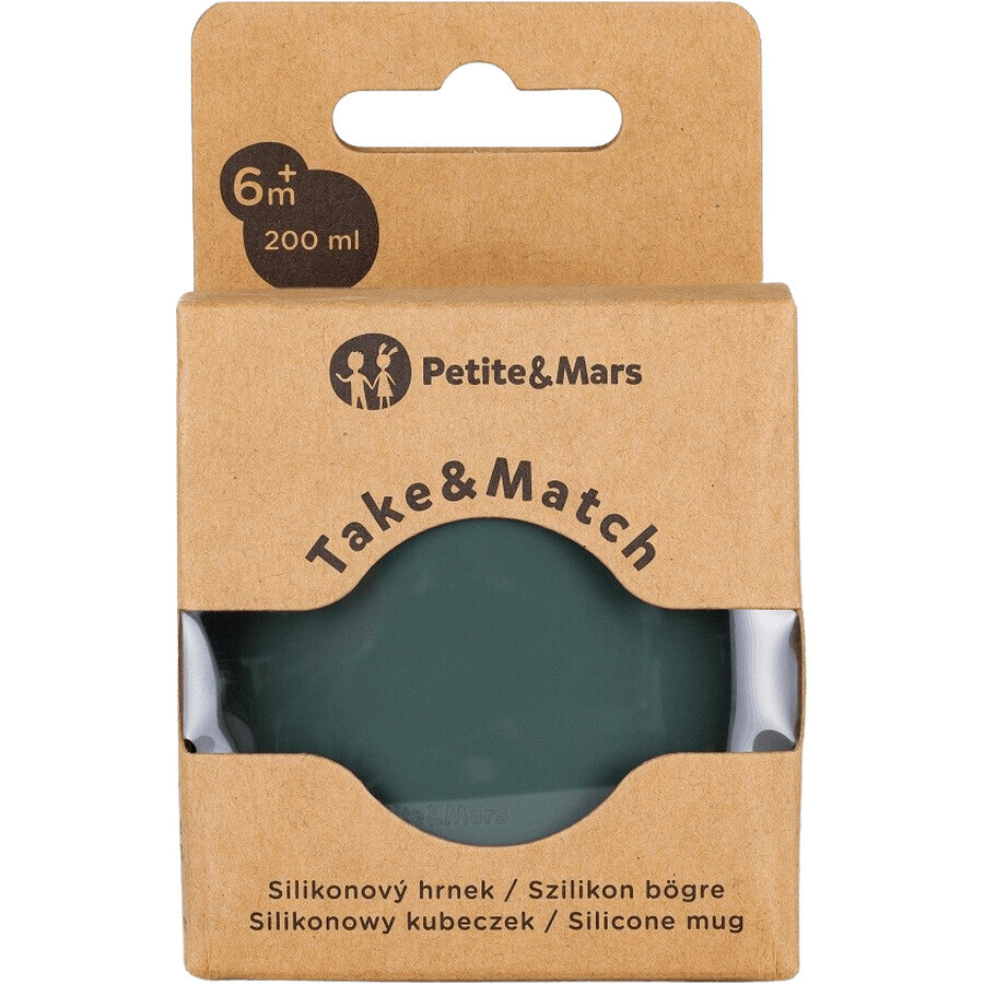 Petite&Mars Take&Mars Misty Green Silikonbecher 6m+ 200ml