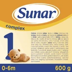 Sunar Complex 1 volledige zuigelingenvoeding poeder 600 g