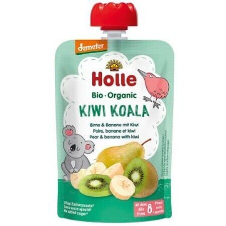 Purea Holle Bio - Kiwi Koala - Pera e banana con kiwi 100 g