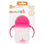 Munchkin Click Lock™ Taza Tip & Sip Rosa 207 ml