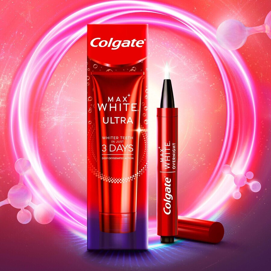 Colgate Overnight pen + dentífrico Ultra Complete