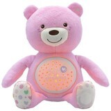 Chicco Teddybeer Slaapliedje met overheadprojector en muziek Baby Bear First Dreams - roze 0m+