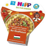 HiPP Organic egg noodles with vegetables and peppers and tender beef 250 g