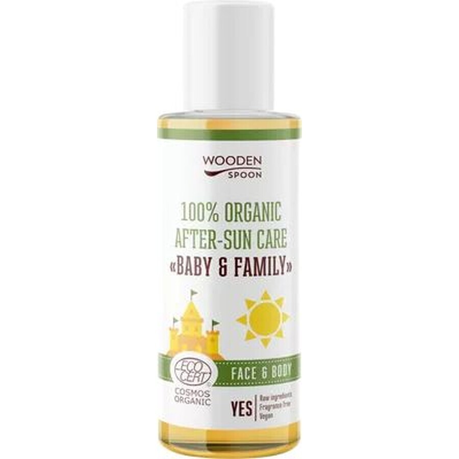 Wooden Spoon Aceite ecológico para bebé y familia 100 ml