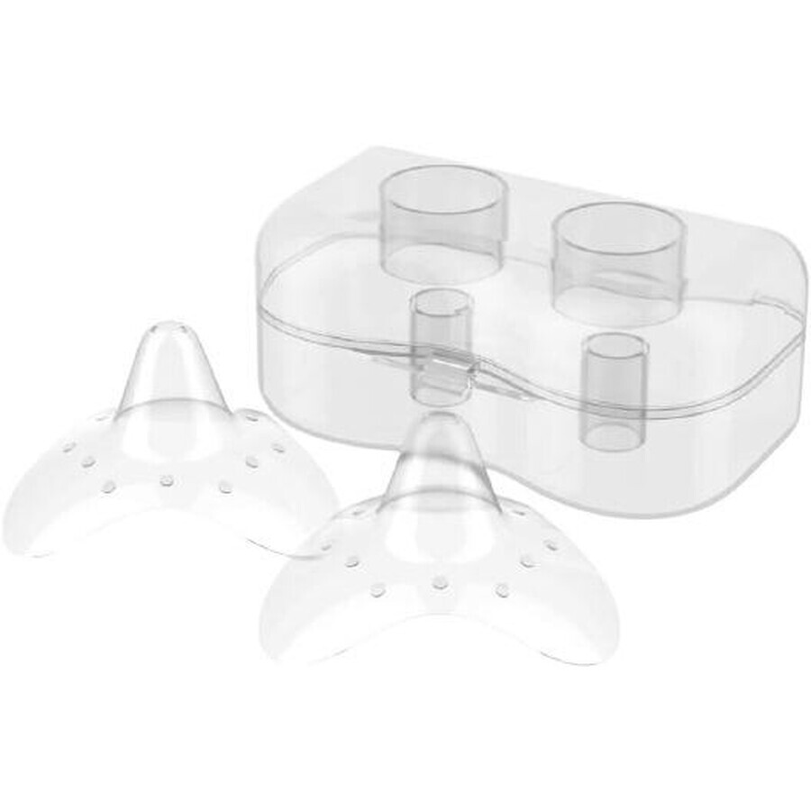 BabyOno Borstcups met manchet, M, 2 stuks