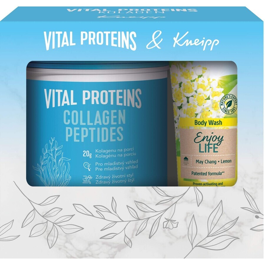 Gift pack Vital Proteins Collagen Peptide 567g + Kneipp shower gel 200ml