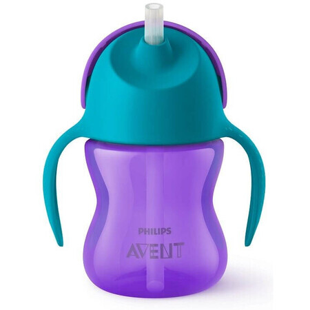 Philips Avent rietjesbeker vanaf 9 maanden met handvatten meisje 200 ml