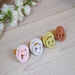 BIBS Colour Ivory/Blush natural rubber teats size 3 2 pcs