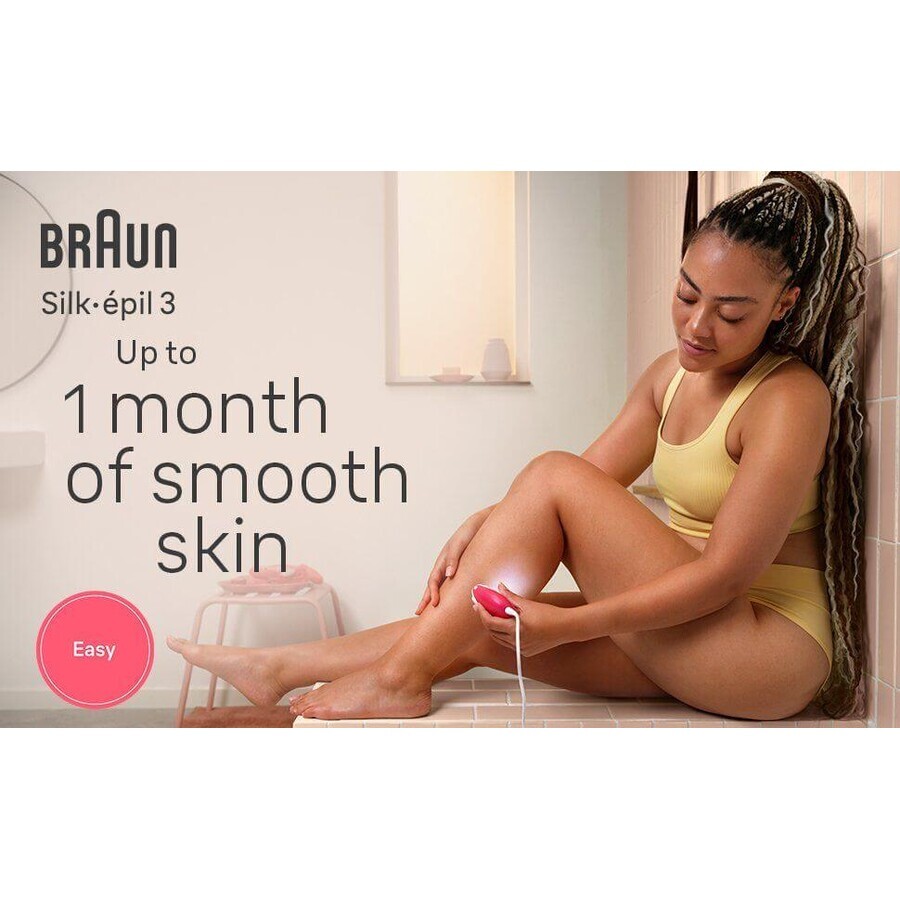 Braun Silk-épil 3, Epilator 3-000, Violet