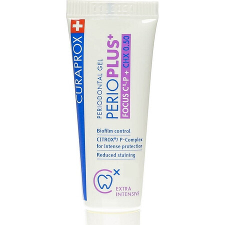 Curaprox Perio Plus Focus CHX 0,50% Gel dental 10 ml