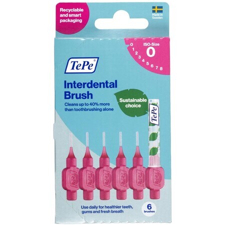 TePe Original interdentale rager 0,4 mm roze 6 stuks