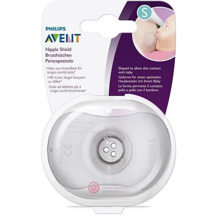 Philips Avent Protector de tetina pequeño+ ster. pack 2 pcs