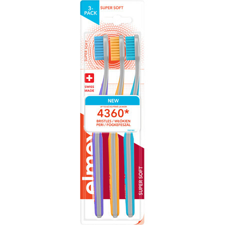 Toothbrush Elmex Super Soft 3 pcs