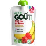 Good Goût Organic strawberries with bananas 120 g