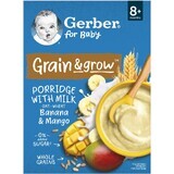 Gerber Pap met tarwe- en havermelk, banaan en mango 200 g