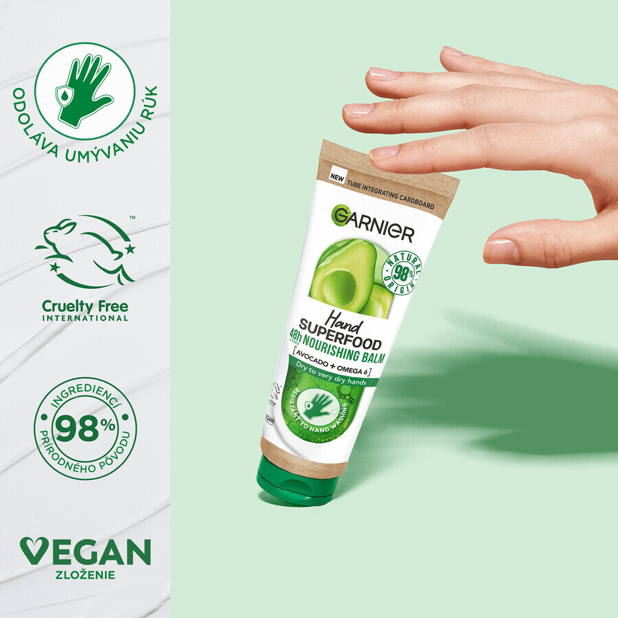 Garnier Hand Superfood feuchtigkeitsspendende Handcreme mit Avocado 75 ml