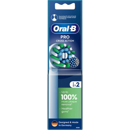 Oral-B Pro Cross Action vervangingskoppen 2 stuks