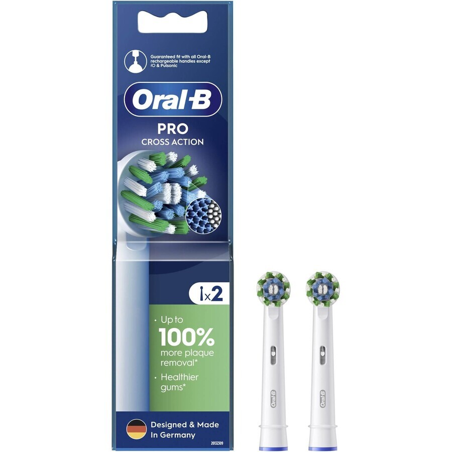 Oral-B Pro Cross Action vervangingskoppen 2 stuks