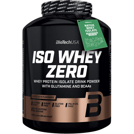 BiotechUSA ISO ISO WHEY ZERO NATIVE (tarro) vainilla 2270 g