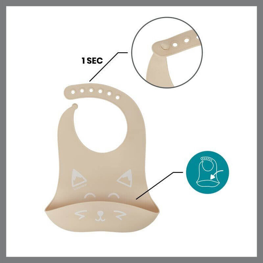 Babymoov Silicone Eetset LEARN´ISY KIT Fox 3 stuks