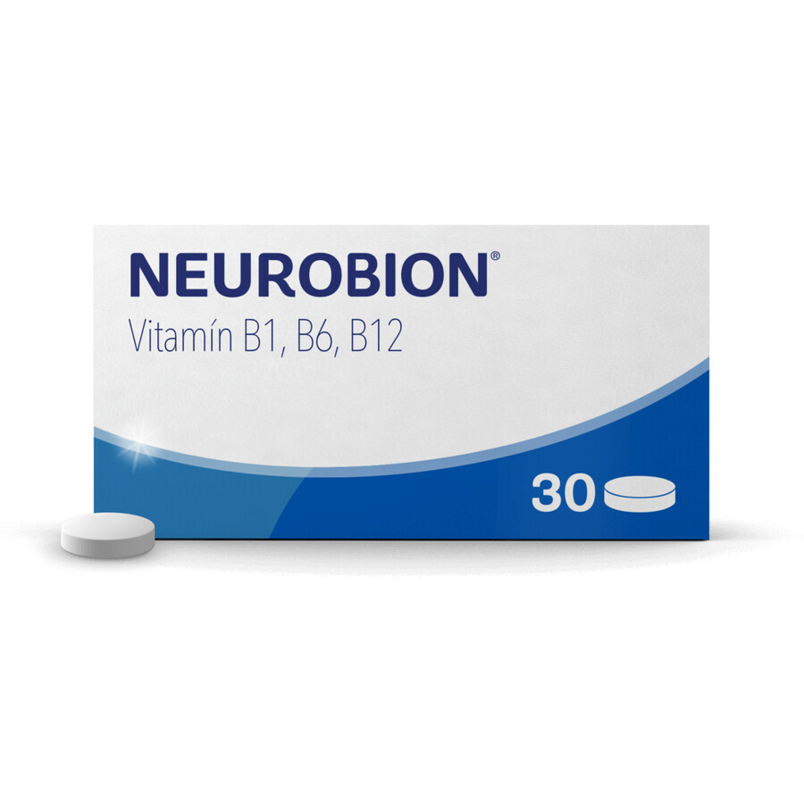 Neurobion 100 mg/50 mg/1 mg, 30 tabletten