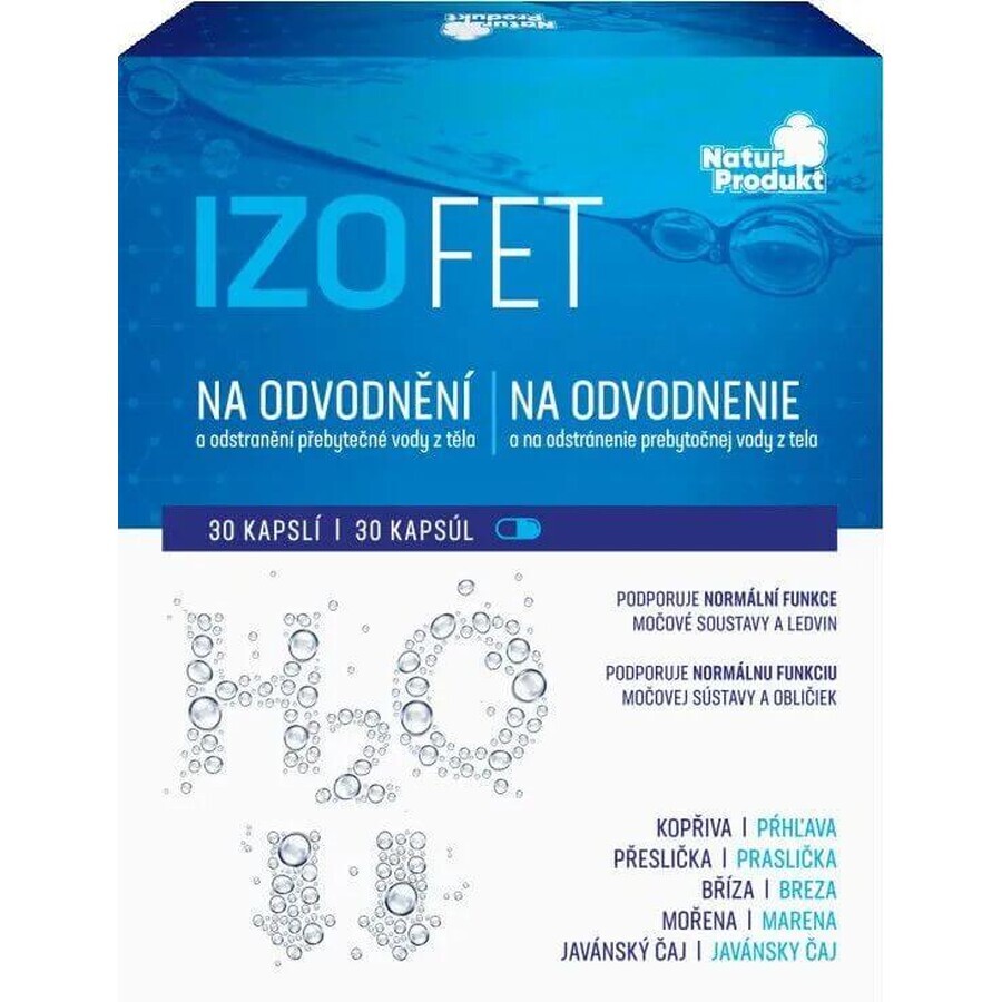 NaturProdukt Isofet pour le drainage 30 gélules