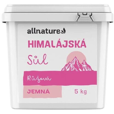 Allnature Himalaya fijn roze zout 5000 g