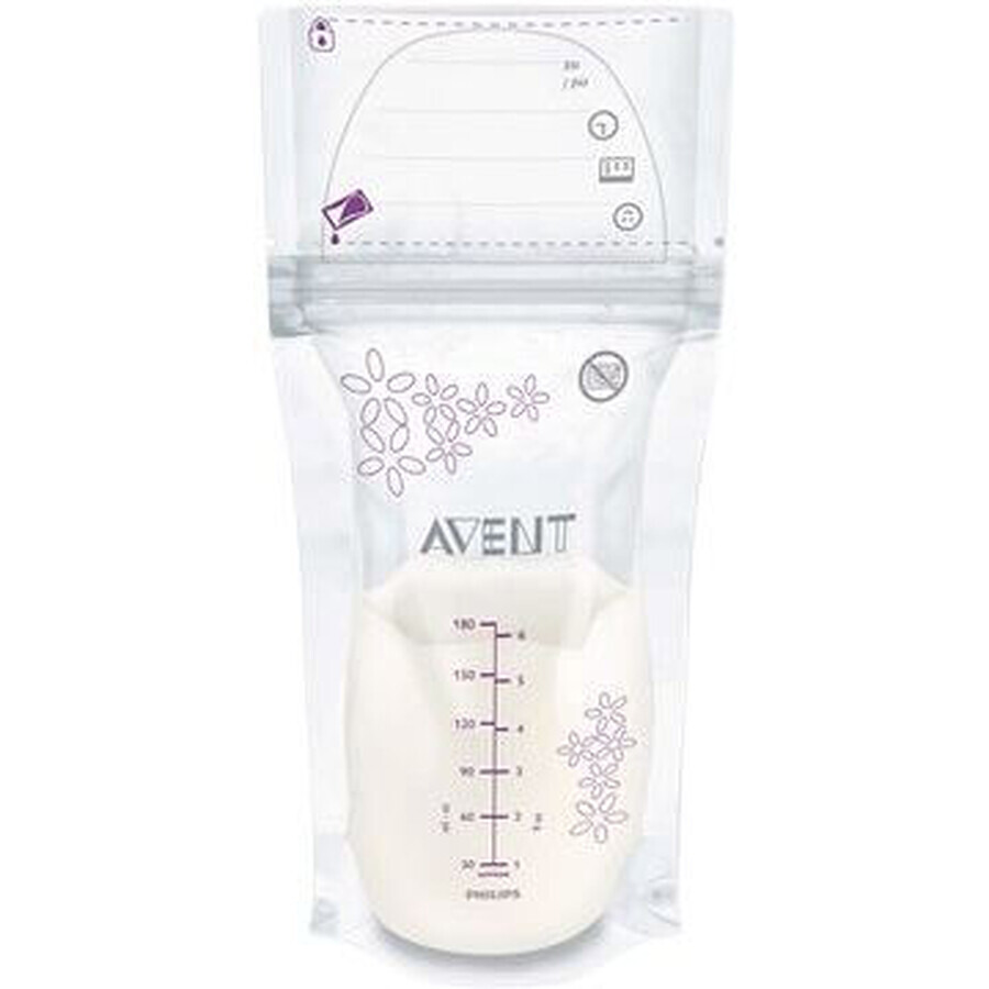 Sacs de lait maternel Philips Avent 25 x 180 ml