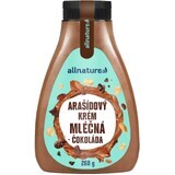 Allnature Pindacrème met melkchocolade 260 g