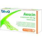Aescin 20 mg 90 comprimés, Teva