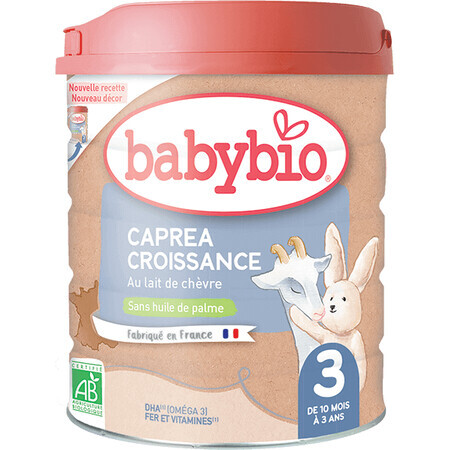 Babybio Lapte de capră organic pentru sugari Caprea 3 800 g