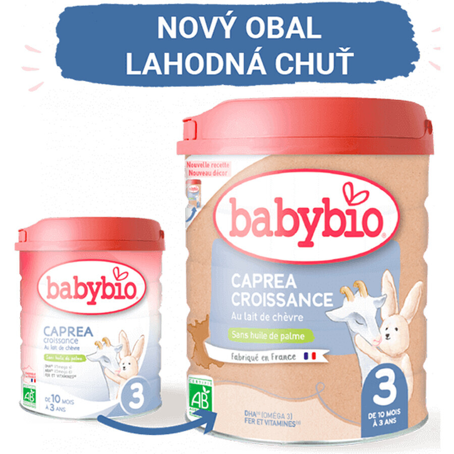 Babybio Lapte de capră organic pentru sugari Caprea 3 800 g